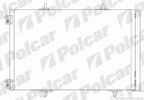 Polcar 2316K83X - Kondenser, kondisioner furqanavto.az