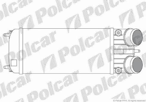 Polcar 2318J81X - Intercooler, şarj cihazı furqanavto.az