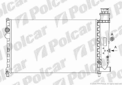 Polcar 231308A4 - Radiator, mühərrikin soyudulması furqanavto.az