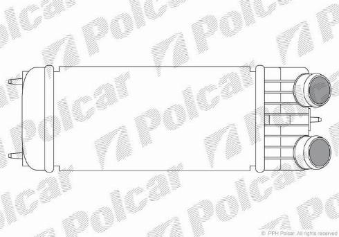 Polcar 2317J81X - Intercooler, şarj cihazı furqanavto.az