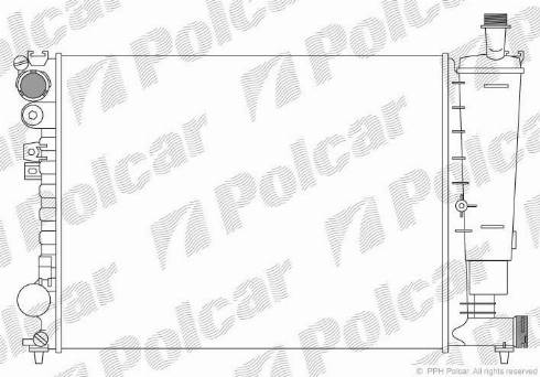 Polcar 238008-1 - Radiator, mühərrikin soyudulması furqanavto.az