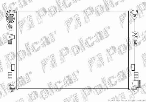 Polcar 238008-3 - Radiator, mühərrikin soyudulması furqanavto.az