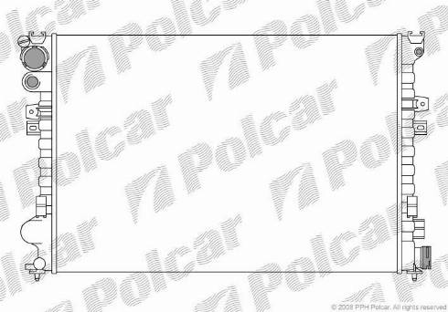 Polcar 238008-2 - Radiator, mühərrikin soyudulması furqanavto.az
