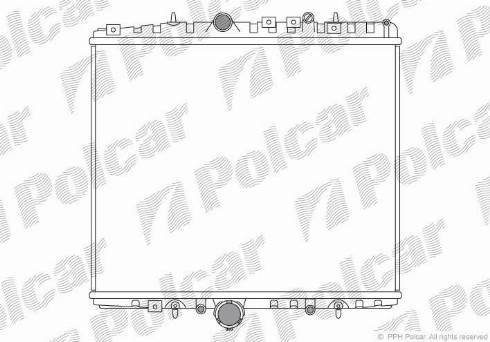 Polcar 238108-3 - Radiator, mühərrikin soyudulması furqanavto.az