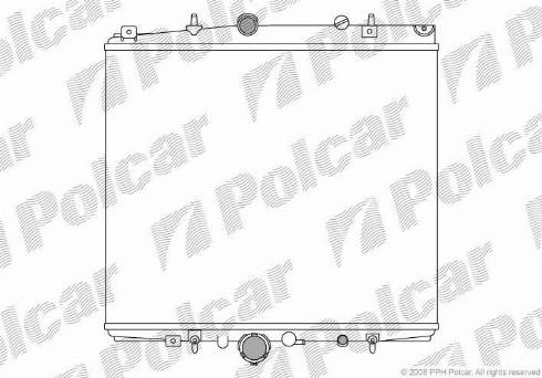 Polcar 2381082X - Radiator, mühərrikin soyudulması furqanavto.az