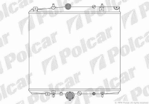 Polcar 238108A2 - Radiator, mühərrikin soyudulması furqanavto.az