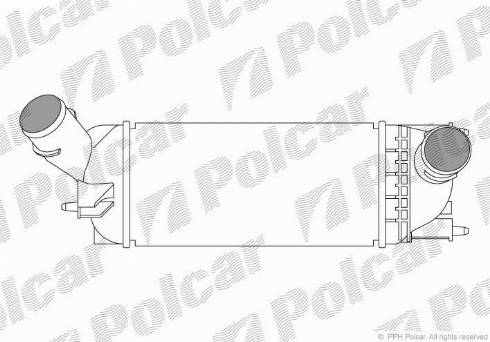 Polcar 2333J81X - Intercooler, şarj cihazı furqanavto.az