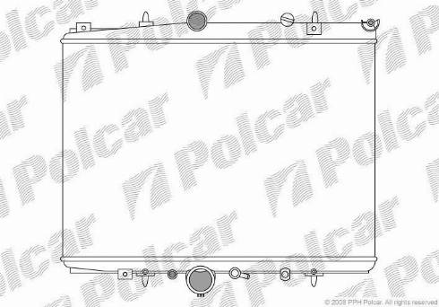 Polcar 233208-4 - Radiator, mühərrikin soyudulması furqanavto.az