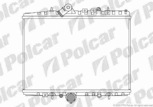Polcar 233208A5 - Radiator, mühərrikin soyudulması furqanavto.az