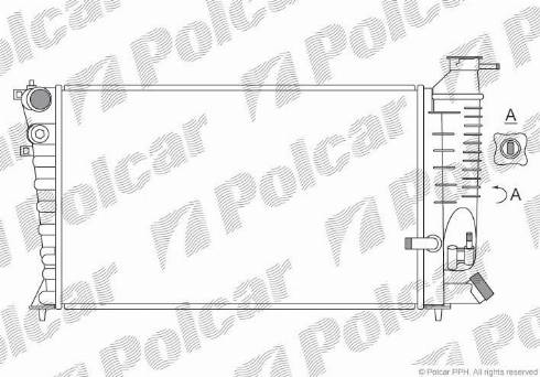 Polcar 232408-4 - Radiator, mühərrikin soyudulması furqanavto.az