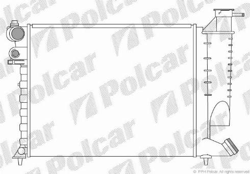 Polcar 232408-1 - Radiator, mühərrikin soyudulması furqanavto.az