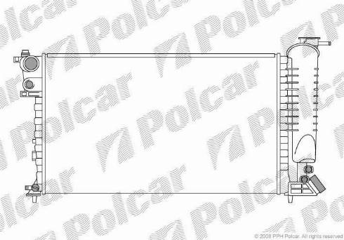 Polcar 232408-2 - Radiator, mühərrikin soyudulması furqanavto.az