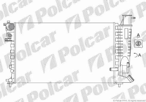Polcar 232408A4 - Radiator, mühərrikin soyudulması furqanavto.az
