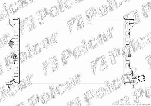 Polcar 232508-6 - Radiator, mühərrikin soyudulması furqanavto.az