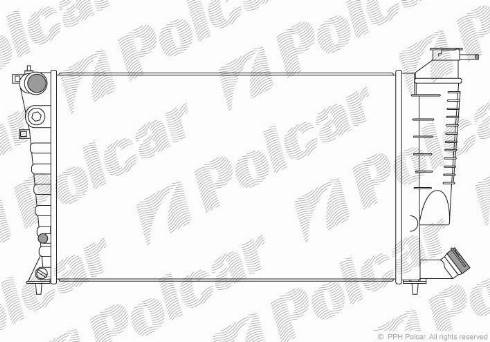 Polcar 232608-9 - Radiator, mühərrikin soyudulması furqanavto.az