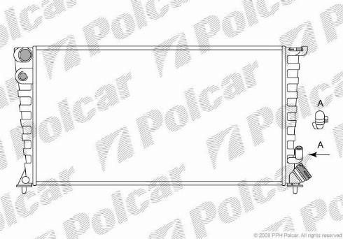 Polcar 2326084X - Radiator, mühərrikin soyudulması furqanavto.az