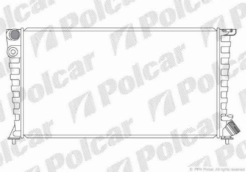 Polcar 232608-4 - Radiator, mühərrikin soyudulması furqanavto.az