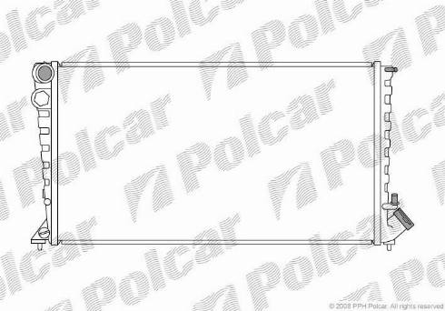Polcar 232608-5 - Radiator, mühərrikin soyudulması furqanavto.az