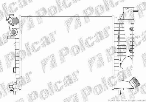 Polcar 232608-3 - Radiator, mühərrikin soyudulması furqanavto.az