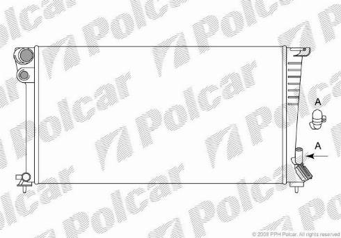 Polcar 232608A4 - Radiator, mühərrikin soyudulması furqanavto.az