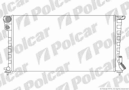 Polcar 232608B4 - Radiator, mühərrikin soyudulması furqanavto.az