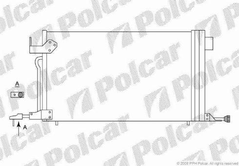 Polcar 2326K8C1S - Kondenser, kondisioner furqanavto.az