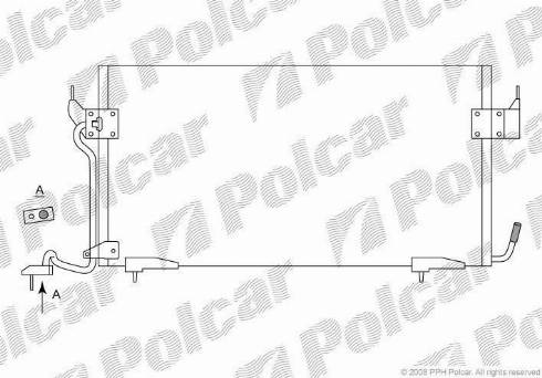 Polcar 2326K8C2 - Kondenser, kondisioner furqanavto.az