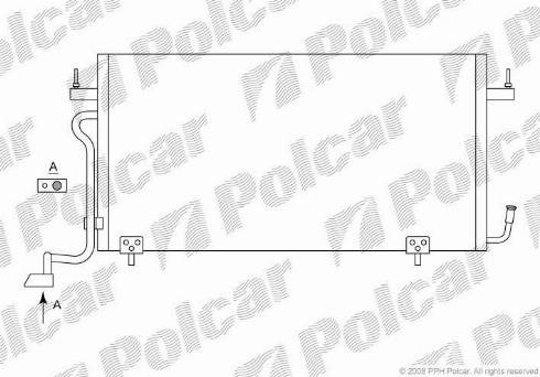 Polcar 2326K8C3 - Kondenser, kondisioner furqanavto.az