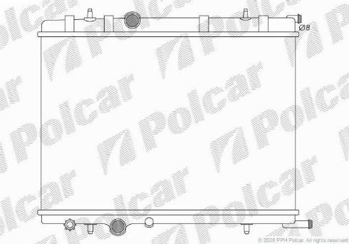 Polcar 232808-3 - Radiator, mühərrikin soyudulması furqanavto.az