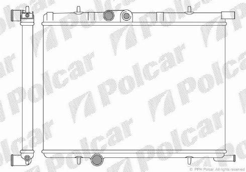 Polcar 232708A1 - Radiator, mühərrikin soyudulması furqanavto.az
