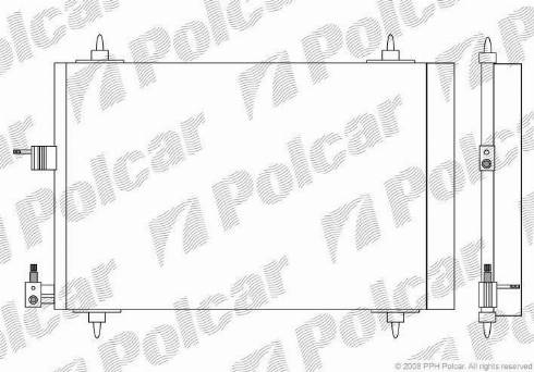 Polcar 2327K81X - Kondenser, kondisioner furqanavto.az