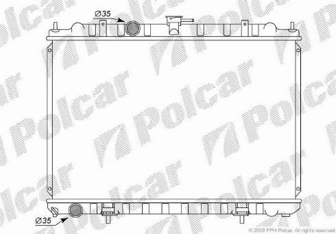 Polcar 2746084K - Radiator, mühərrikin soyudulması furqanavto.az