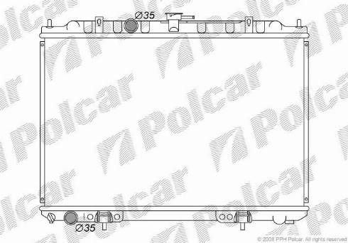 Polcar 274608-4 - Radiator, mühərrikin soyudulması furqanavto.az