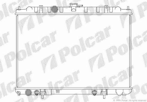 Polcar 274608-1 - Radiator, mühərrikin soyudulması furqanavto.az