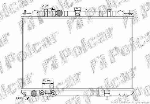 Polcar 2746083K - Radiator, mühərrikin soyudulması furqanavto.az