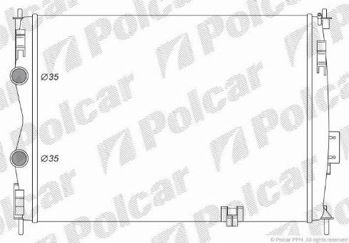 Polcar 2759081K - Radiator, mühərrikin soyudulması furqanavto.az