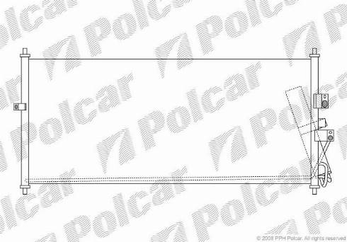 Polcar 2755K8C3 - Kondenser, kondisioner furqanavto.az