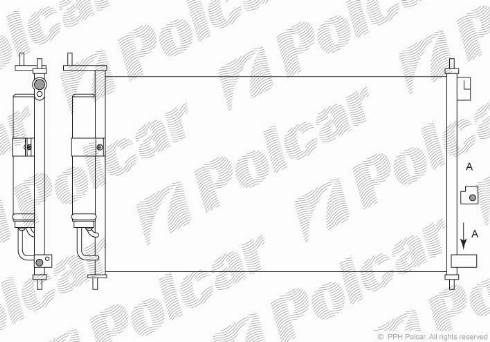 Polcar 2758K82X - Kondenser, kondisioner furqanavto.az