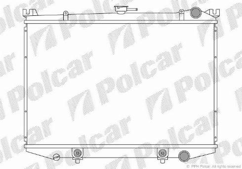 Polcar 276808-3 - Radiator, mühərrikin soyudulması furqanavto.az