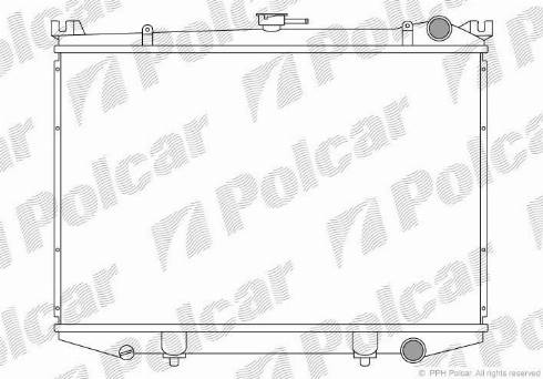 Polcar 276808-2 - Radiator, mühərrikin soyudulması furqanavto.az