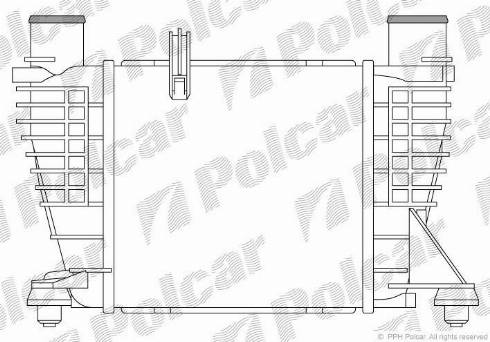 Polcar 2712J81X - Intercooler, şarj cihazı furqanavto.az