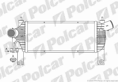 Polcar 2782J81X - Intercooler, şarj cihazı furqanavto.az