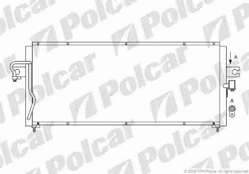 Polcar 2731K8C5 - Kondenser, kondisioner furqanavto.az