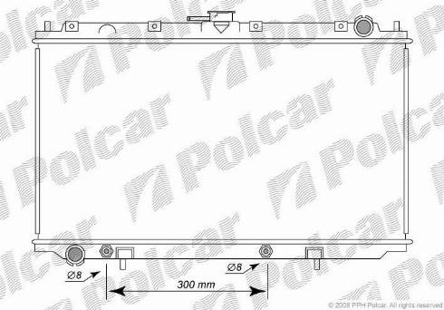 Polcar 273208-3 - Radiator, mühərrikin soyudulması furqanavto.az