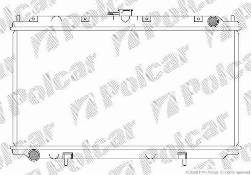 Polcar 273208-2 - Radiator, mühərrikin soyudulması furqanavto.az