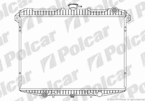 Polcar 2770082X - Radiator, mühərrikin soyudulması furqanavto.az