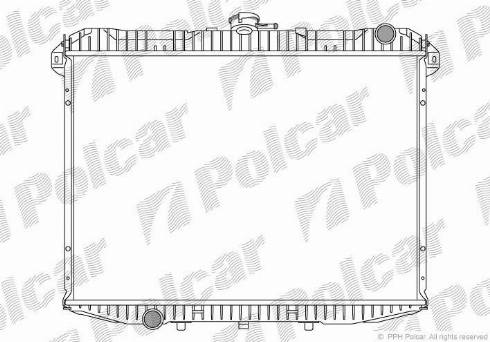 Polcar 277008-2 - Radiator, mühərrikin soyudulması furqanavto.az