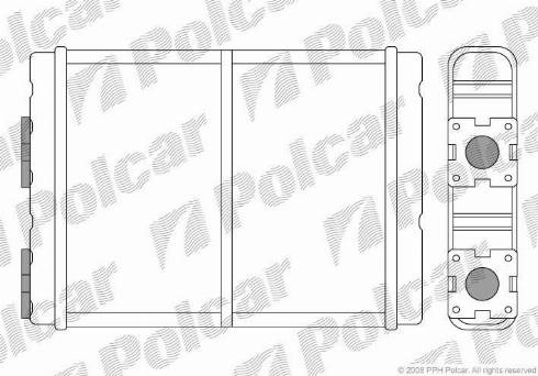 Polcar 2770N81X - İstilik dəyişdiricisi, daxili isitmə furqanavto.az