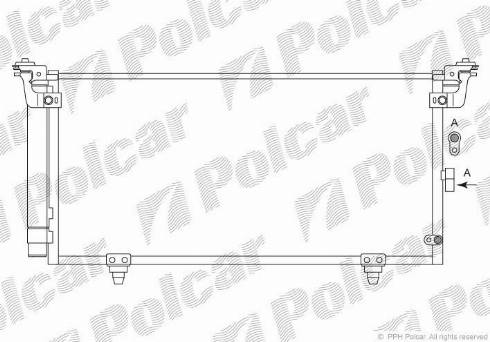 Polcar 7209K8C1 - Kondenser, kondisioner furqanavto.az