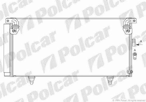 Polcar 7208K82K - Kondenser, kondisioner furqanavto.az